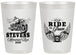Personalized Memorial 20 oz Frosted Cups - Ride In Peace | 310015