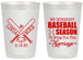Personalized Wedding 20 oz Frosted Cups - We Interrupt Baseball | 313