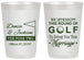 Personalized Wedding 20 oz Frosted Cups - We Interrupt Golf | 315