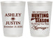 Personalized Wedding 20 oz Frosted Cups - We Interrupt Hunting | 316