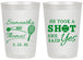 Personalized Wedding 20 oz Frosted Cups - Took A Shot Tennis | 321
