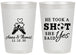 Personalized Wedding 20 oz Frosted Cups - Took A Shot Soccer | 322