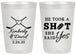 Personalized Wedding 20 oz Frosted Cups - Took A Shot Hockey | 323