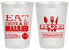 Personalized Wedding 20 oz Frosted Cups - Eat Drink Be Married | 324