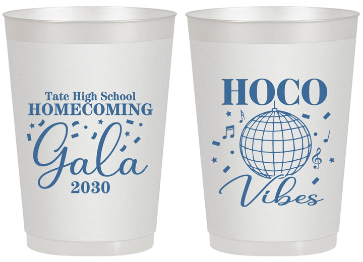 Personalized Homecoming 20 oz Frosted Cups - Hoco Vibes | 330006