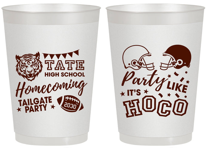 Personalized Homecoming 20 oz Frosted Cups - Party Like Its Hoco | 330012