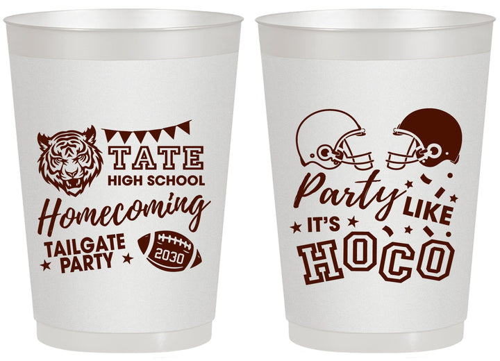 Personalized Homecoming 20 oz Frosted Cups - Party Like Its Hoco | 330012