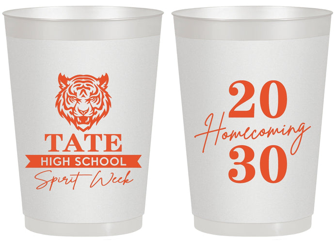 Personalized Homecoming 20 oz Frosted Cups - Hoco Spirit Week | 330015