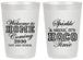 Personalized Homecoming 20 oz Frosted Cups - Sparkle Shine Hoco Time | 330017