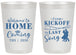 Personalized Homecoming 20 oz Frosted Cups - From Kickoff To Last Song | 330018