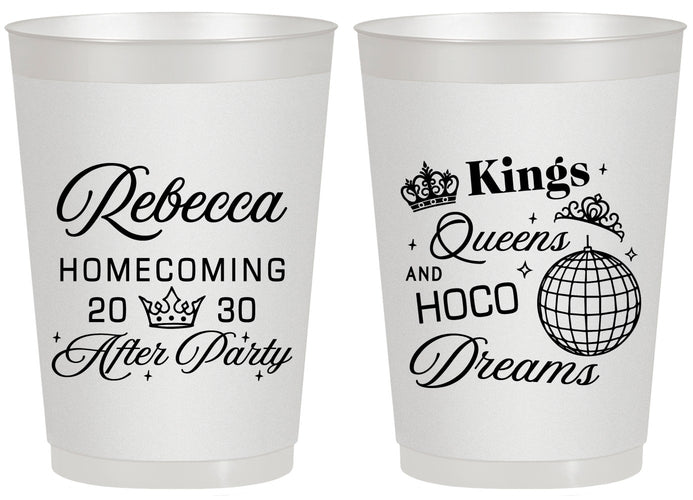 Personalized Homecoming 20 oz Frosted Cups - Hoco After Party | 330027