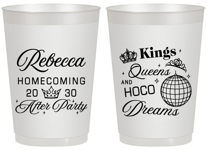 Personalized Homecoming 20 oz Frosted Cups - Hoco After Party | 330027