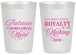 Personalized Homecoming 20 oz Frosted Cups - Hoco Maid Vote | 330028