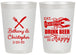 Personalized Wedding 20 oz Frosted Cups - Crawfish Boil | 332