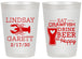 Personalized Wedding 20 oz Frosted Cups - Crawfish Boil | 333