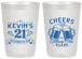 Personalized 21st Birthday 20 oz Frosted Cups - Cheers To Twenty One Years | 340000