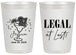 Personalized 21st Birthday 20 oz Frosted Cups - Legal At Last | 340005