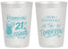 Personalized 21st Birthday 20 oz Frosted Cups - Drink Responsibly Tomorrow | 340015