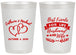 Personalized Wedding 20 oz Frosted Cups - Best Friends For Life | 349
