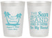 Personalized Wedding 20 oz Frosted Cups - Beach | 350