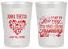 Personalized Wedding 20 oz Frosted Cups - Journey Traveling With | 354