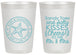 Personalized Wedding 20 oz Frosted Cups - Sandy Feet Salty Kisses | 355