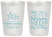 Personalized Wedding 20 oz Frosted Cups - Sandy Feet Salty Kisses | 356
