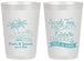 Personalized Wedding 20 oz Frosted Cups - Beach | 358