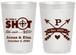 Personalized Wedding 20 oz Frosted Cups - Take A Shot She Said Yes | 370