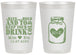 Personalized Wedding 20 oz Frosted Cups - Mason Jar | 373