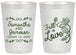 Personalized Wedding 20 oz Frosted Cups - Fall In Love | 377