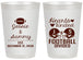 Personalized Wedding 20 oz Frosted Cups - Hearts United Football | 395