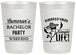 Personalized Bachelor Party 20 oz Frosted Cups - Hast La Vista Single Life | 40003
