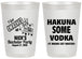 Personalized Bachelor Party 20 oz Frosted Cups - Fiesta Mexican | 40004