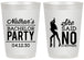 Personalized Bachelor Party 20 oz Frosted Cups - She Said No Strip Club | 40005