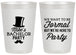 Personalized Bachelor Party 20 oz Frosted Cups - Formal | 40007