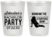 Personalized Bachelor Party 20 oz Frosted Cups - Strip Club | 40017