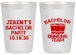 Personalized Bachelor Party 20 oz Frosted Cups - Drinking Team | 40020