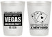 Personalized Bachelor Party 20 oz Frosted Cups - Las Vegas | 40026