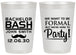 Personalized Bachelor Party 20 oz Frosted Cups - Formal | 40030