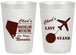 Personalized Bachelor Party 20 oz Frosted Cups - Last Stand | 40034