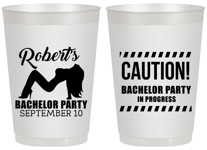 Personalized Bachelor Party 20 oz Frosted Cups - Strip Club | 40037