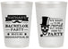 Personalized Bachelor Party 20 oz Frosted Cups - Formal Skeleton | 40048