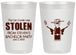 Personalized Bachelor Party 20 oz Frosted Cups - Stolen | 40053