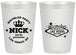 Personalized Bachelor Party 20 oz Frosted Cups - Last Vegas | 40059