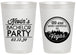 Personalized Bachelor Party 20 oz Frosted Cups - Last Vegas | 40060