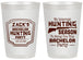 Personalized Bachelor Party 20 oz Frosted Cups - Hunting Season | 40063