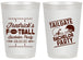 Personalized Bachelor Party 20 oz Frosted Cups - Football | 40067