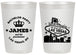 Personalized Bachelor Party 20 oz Frosted Cups - Las Vegas | 40069