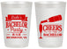 Personalized Bachelor Party 20 oz Frosted Cups - Cheers | 40072